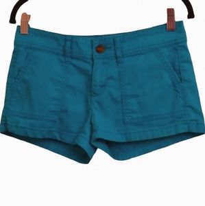 Arizona corduroy shorts, teal color size 3 juniors
